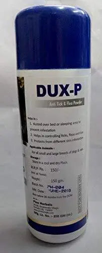 Dux-P Dog Anti Tick and Flea Powder, 150 g Amanpetshop