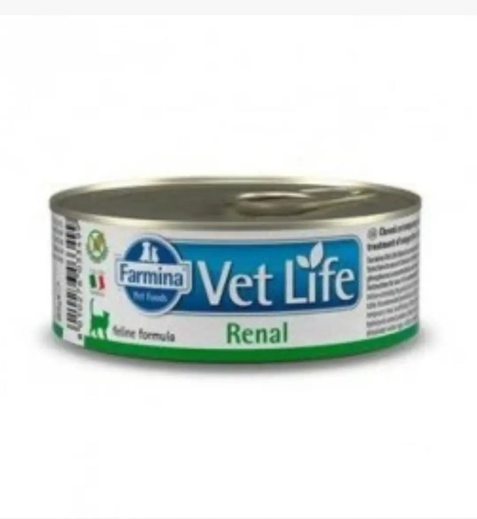 FARMINA VETLIFE RENAL FELINE FORMULA CAT WET FOOD 85GM pack of 6 Amanpetshop