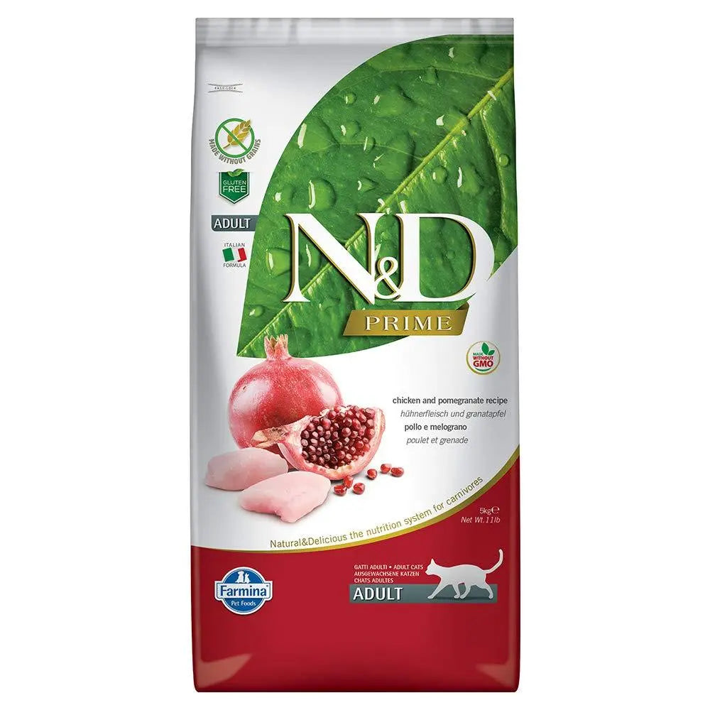 Farmina N&D Grain Free Chicken and Pomegranate Adult Cat Food, 1.5 kg Amanpetshop