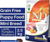 Farmina N&D Grain Free Pumpkin Lamb and Blueberry Dog Food (Puppy | Mini Breed, 2.5kg) Amanpetshop