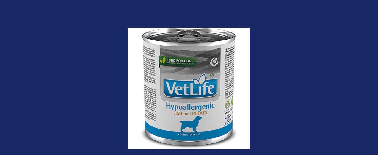 Farmina Vetlife wet dog food hypoallergenic fish and potato 300g (pack of 6) Amanpetshop