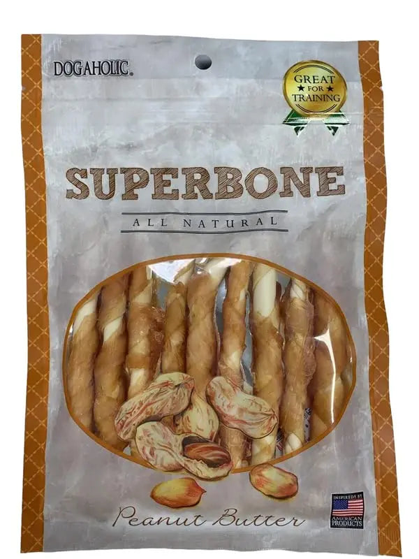 Fifozone Superbone Chicken Stick with Peanut Butter Dog Treat 185 GMS (Pack of 4) Fifozone