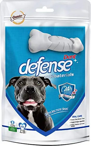 GNAWLERS Defense Dent, Dental Care Chew Bones Medium, 105 g GNAWLERS