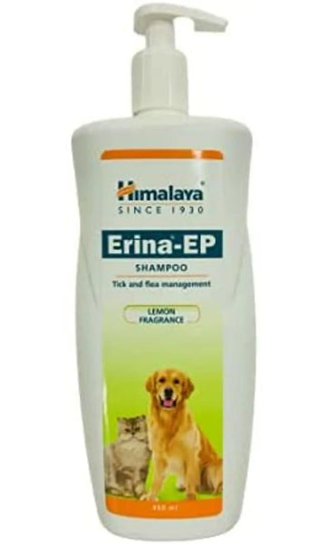 Himalaya Erina-EP  Tick and Flea Control Shampoo for Dogs and Cats  450 ml Amanpetshop