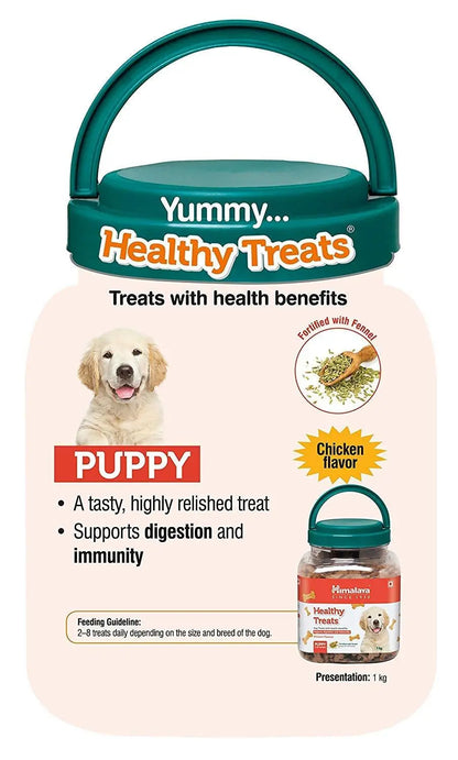 Himalaya Healthy Treats Non-Veg Puppy Biscuits with Chicken Dog Treat 1 kg Amanpetshop