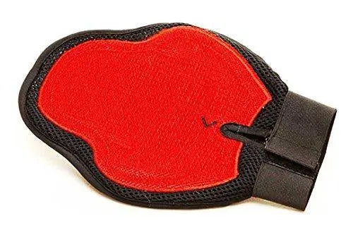 House Of Quirk Pets Grooming Mitt Nylon Mesh Pet Brush (Color As Per Availability) HOUSE OF QUIRK
