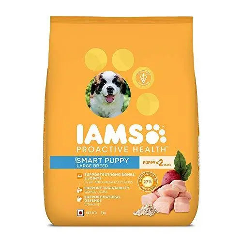 IAMS Proactive Health Smart Puppy Large Breed Dogs (<2 Years) Dry Dog Food, 3 kg Amanpetshop