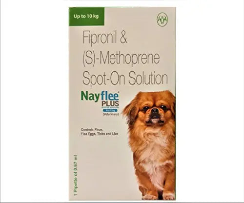 Intas Nayflee Plus Spot on for Dogs (Below 10 kg) pack of 2 Amanpetshop