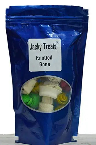JACKY TREATS Knotted Bone Mix Flavour 200GM jacky treats