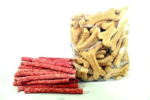 Jacky Treats-Combo Mutton munchy 450gm and Biscuits 1kg Jacky Treats