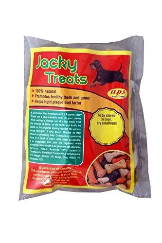 Jacky Treats-Combo Puppy Bone Biscuit 1kg And Chicken munchy 450gm Jacky Treats