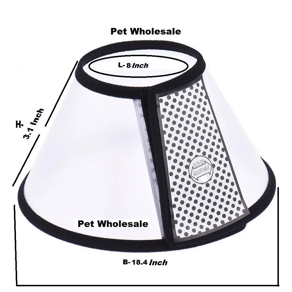 Jacky Treats Pet Cone Elizabeth Collar NO.7 for Dogs (Extra Extra Small) Amanpetshop
