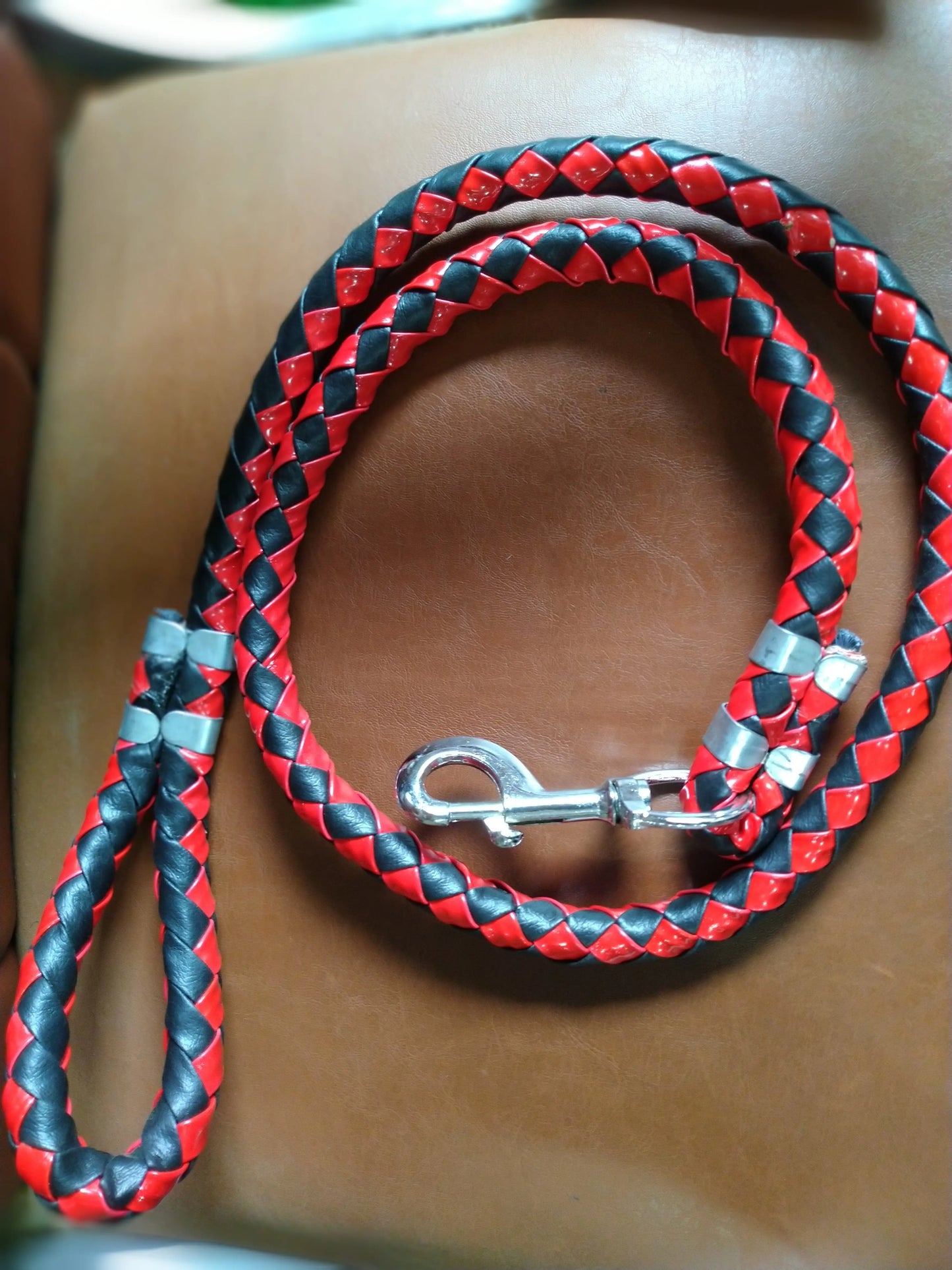 Jacky Treats Rope For Large Dog Red and Black Amanpetshop