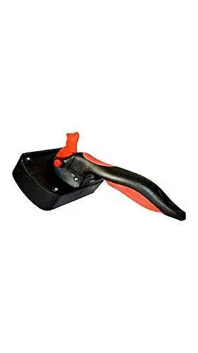Jacky Treats Self Cleaning Hair Fall Control Slicker Brush (Black and Red, Large) Amanpetshop