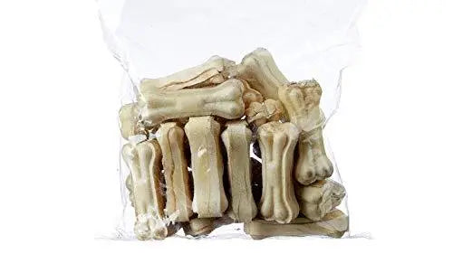 Jacky Treats Small Raw Hide Bones Pack (5-inch), 1 kg Amanpetshop
