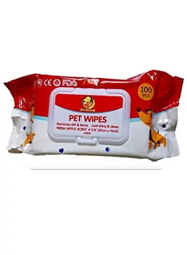 Jacky Treats Super Bath Wipe (Pack of 100) Amanpetshop