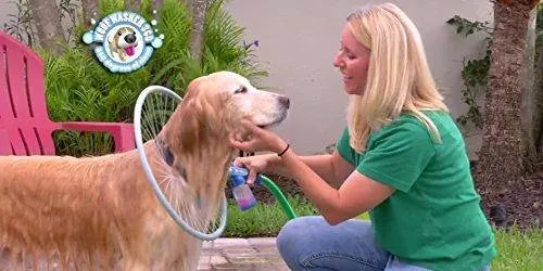 Jacky treats Portable Woof Dog Washer 360 Degree Bath Shower Washer Pet Cleaner J GO
