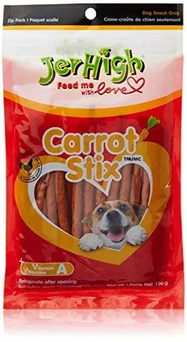 JerHigh Carrot Stix Dog Treats, 100 g Jer High
