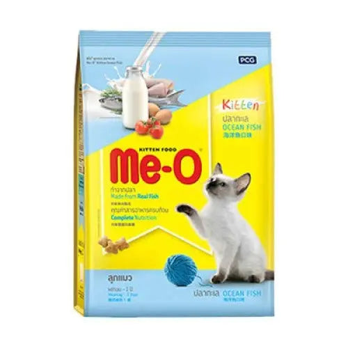 Me-O Ocean Fish With Skimmed Milk Kitten Food Complete Nutrition Kibble Cat Food, 6.8 Kg Me-O