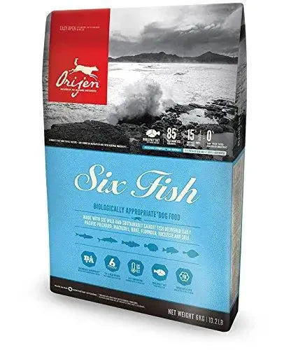 Orijen Six Fish Dry Dog Food (11.4kg) Amanpetshop