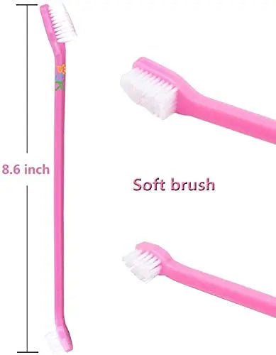 PSK PET MART Grooming Double Side Combo,Nail Cutter, Tooth Brush for Dog, Puppy, Cat and Kitten - Combo of 4 PSK PET MART