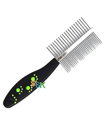PSK PET MART Grooming Double Side Combo,Nail Cutter, Tooth Brush for Dog, Puppy, Cat and Kitten - Combo of 4 PSK PET MART
