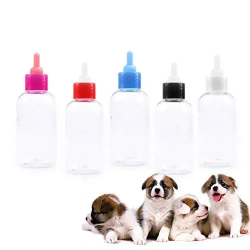 PSK Pet Nursing Kit Milk Bottle 150 ml with Extra Nipple, Bottle Cleaner & Hole Pin- Color May Vary PSK
