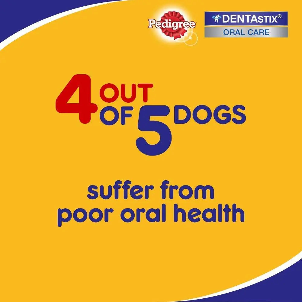 Pedigree Dentastix Advanced Oral Care Treats for Medium Breed Dogs, 80 g pack of 4 Pedigree
