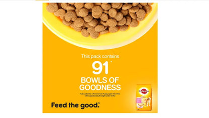 Pedigree puppy food 10kg cheap