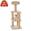 PetVogue Multi-Level Activity Cat Tree House with Scratching Posts, Kitten pet Home and Furniture Play Tower Tree - Large PetVogue