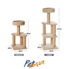 PetVogue Multi-Level Activity Cat Tree House with Scratching Posts, Kitten pet Home and Furniture Play Tower Tree - Large PetVogue