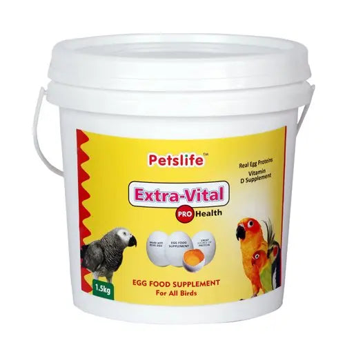 Petslife Extra Vital Egg Bird Food, 1.5 kg Petslife