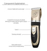 Professional Automatic Rechargeable Pet Hair Trimmer With Extra Battery For Dog Petology