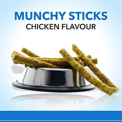 Purepet Munchy Sticks, Chicken Flavour, Dog Treats, 400 g PUREPET