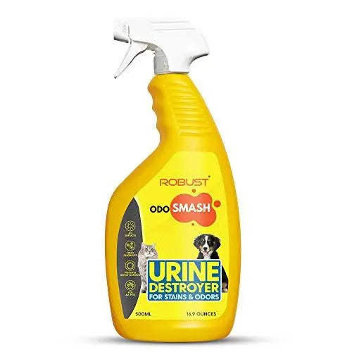 ROBUST Odosmash | Urine Destroyer | Pet Stain and Odor Remover | Natural Bio-Enzymatic Formula 500 ml Amanpetshop