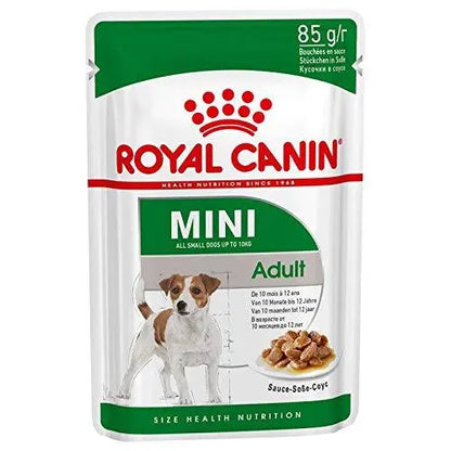 Royal Canin Mini Adult Wet Gravy Pouch 1.02 kg (85 gm X 12) Amanpetshop