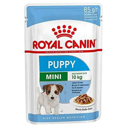 Royal Canin Mini Puppy Wet Gravy Pouch 1.02 kg (85 gm X 12) Amanpetshop
