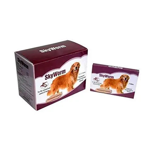 SKY EC SKYWORM Tablets for The Removal & Control of Worms 10 tablet Amanpetshop