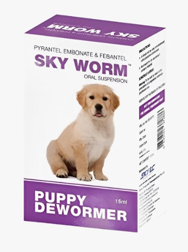 SKYWORM Puppy DEWORMER Suspension, 15ML (Pack of 2) Amanpetshop-
