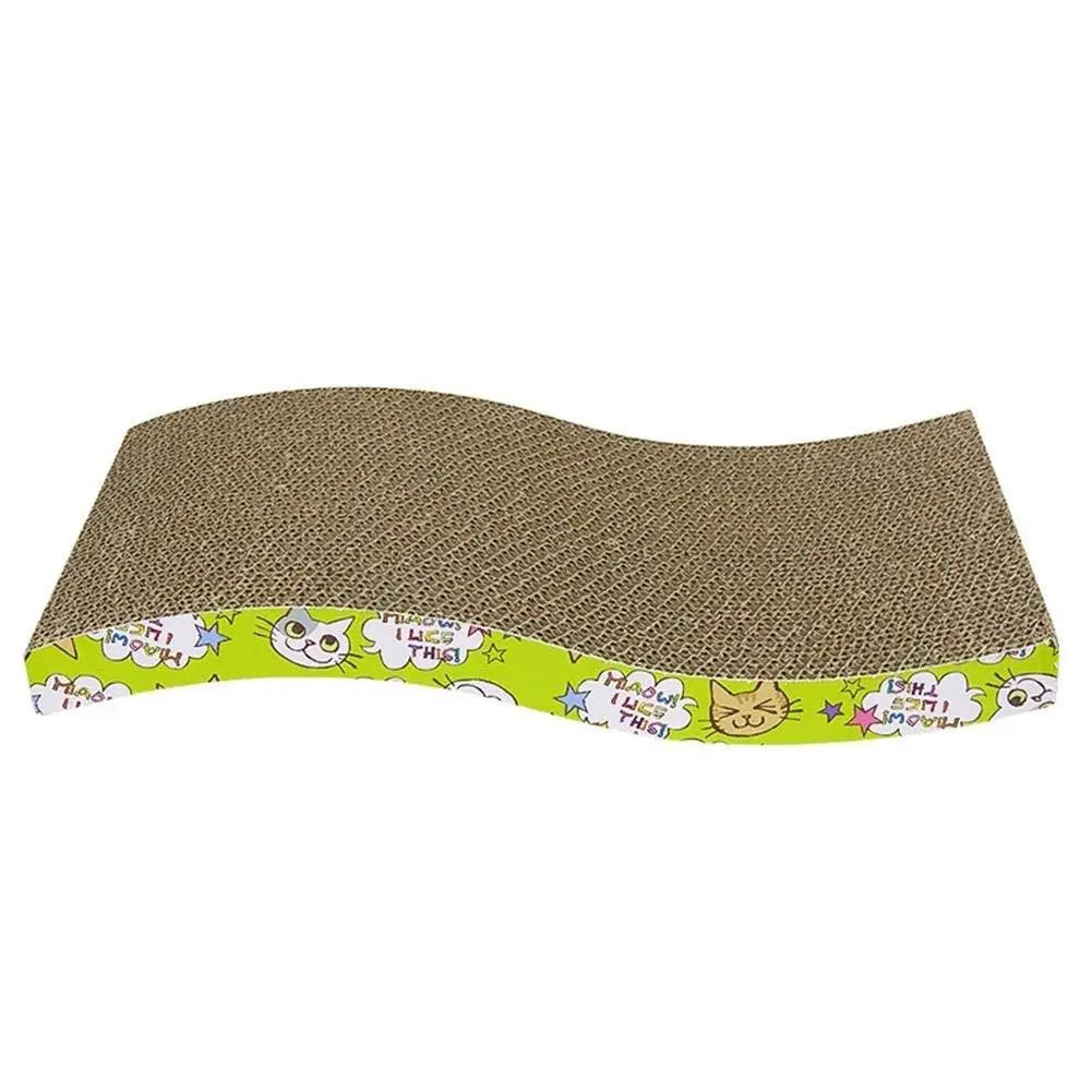 Sage Square Jumbo Size Scratching Board/Scratch Pad Cum Healthy Toy with Catnip for Cat/Kitten/Puppy/Yellow Color Sage Square