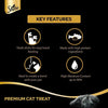 Sheba Melty Cat Snack Food, Katsuo & Katsuo-Salmon, 6 Packs (6 x 48g) Sheba
