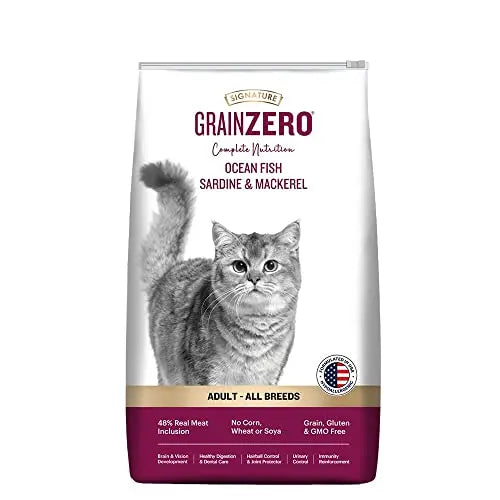 Signature Grain Zero Adult Cat Dry Food 1.2 kg Ocean Fish