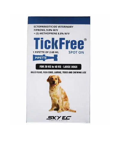 Sky Ec Tick Free Spot on | Dogs 20 - 40 KG |2.68 ML Amanpetshop