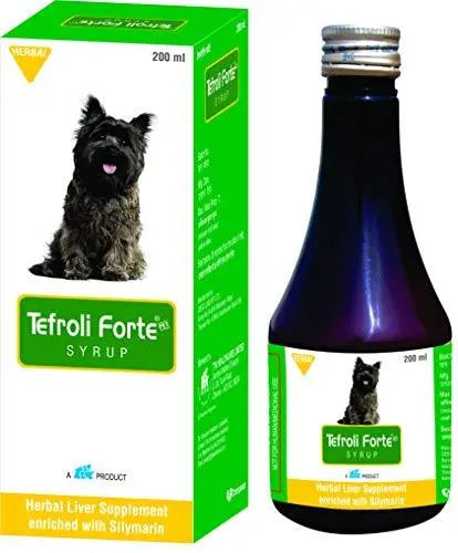 TTK Tefroli Forte Syrup Herbal Liver Supplement for Dogs - 200ml pack of 2 Amanpetshop