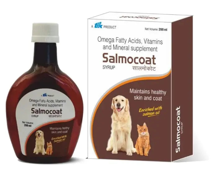 Ttk Salmocoat Syrup for Dogs& Cats -200 ml by Fifozone Fifozone