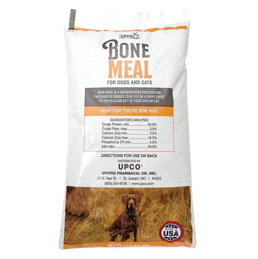 UPCo Bone Meal Steamed Bag Supplement, 1lb Amanpetshop
