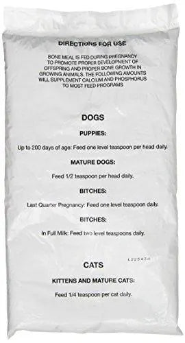UPCo Bone Meal Steamed Bag Supplement, 1lb Amanpetshop