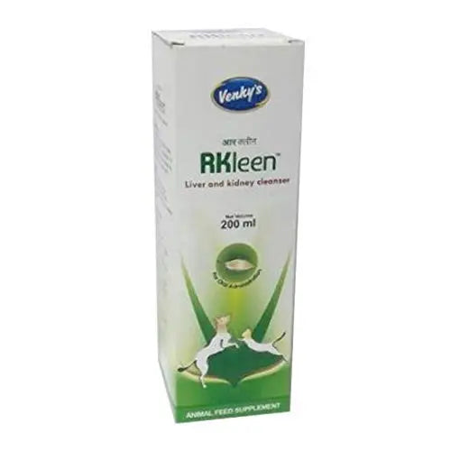 Venky's RKleen Liver and Kidney Cleanser Animal Feed Supplement 200ml for Dog & Cat Health Supplement by Pawstively Pet Care Venky's