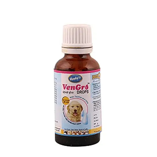 Venkys Vengro Drops Multivitamin Supplement 20ml (Pack of 3) Amanpetshop-