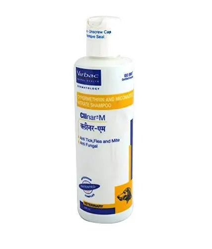 Virbac Clinar-M Anti Tick Shampoo for Dog- 200 ml Amanpetshop